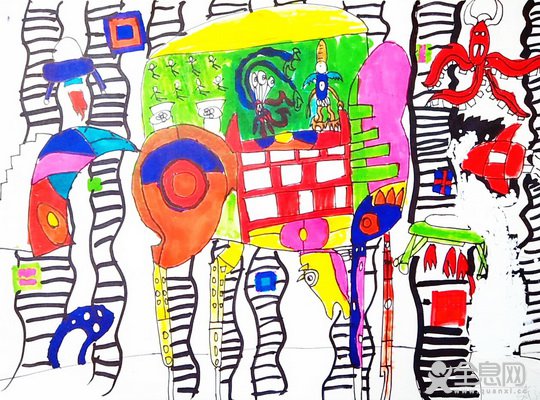 马——《少儿画苑》第29届国际少儿书画大赛精品