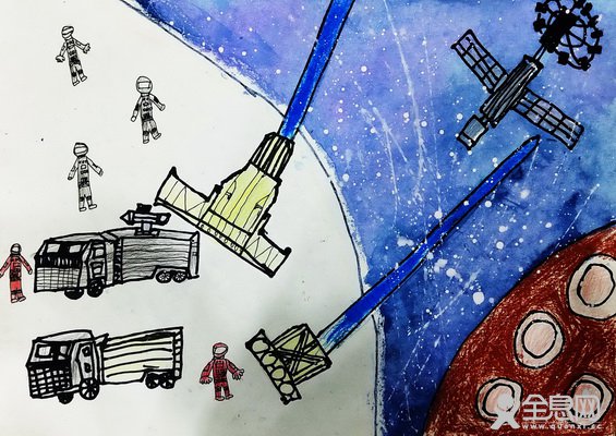 流浪地球——《少儿画苑》第29届国际少儿书画大赛精品