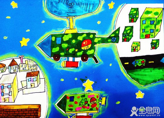 缉毒行动——《少儿画苑》第29届国际少儿书画大赛精品