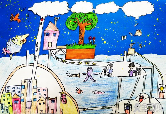 再创地球——《少儿画苑》第29届国际少儿书画大赛精品