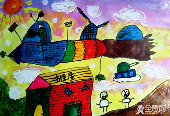放飞的火箭——《少儿画苑》第29届国际少儿书画大赛精品