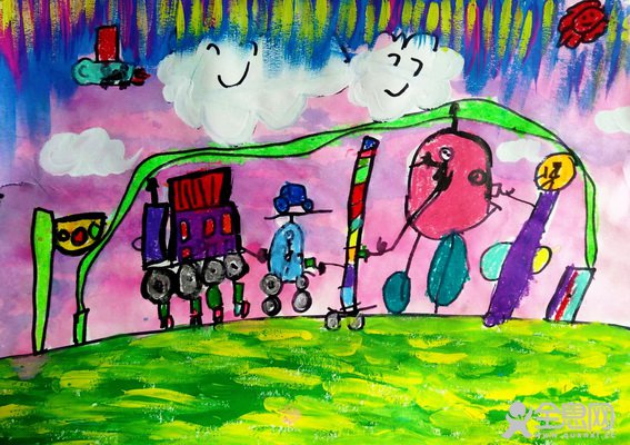 机器人世界——《少儿画苑》第29届国际少儿书画大赛精品