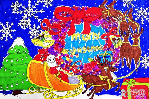 圣诞快乐——《少儿画苑》第29届国际少儿书画大赛精品