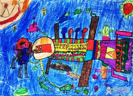 太空小将——《少儿画苑》第29届国际少儿书画大赛精品