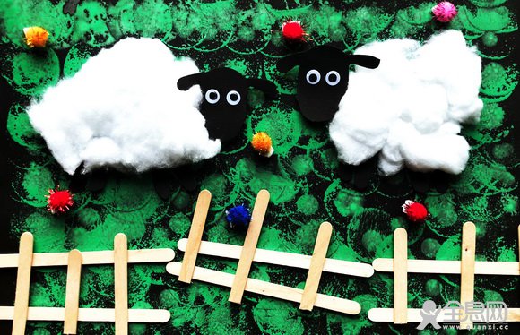 小羊肖恩——《少儿画苑》第29届国际少儿书画大赛精品