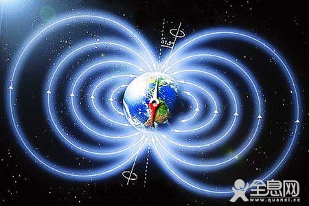 在某些地区,地球磁场正在快速衰减