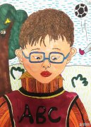 我的同桌——《少儿画苑》第29届国际少儿书画大赛精品