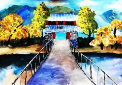 秋——《少儿画苑》第29届国际少儿书画大赛精品