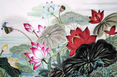 军旅画家田银虎国画作品赏析