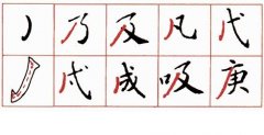 《灵飞经》笔法（十八）：回锋撇