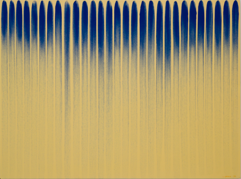 和美术馆馆藏 《从线开始 No.780132》 李禹焕，布面油画，1978，&copy;和美术馆 
