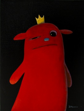 《对于荣耀我很珍惜》&nbsp;30x40cm 布面丙烯 2021
