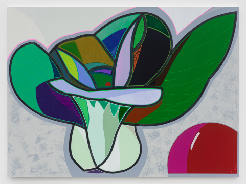 高露迪《油菜 》200×270 cm 布面丙烯，水彩，油漆&nbsp; 2020&nbsp; 