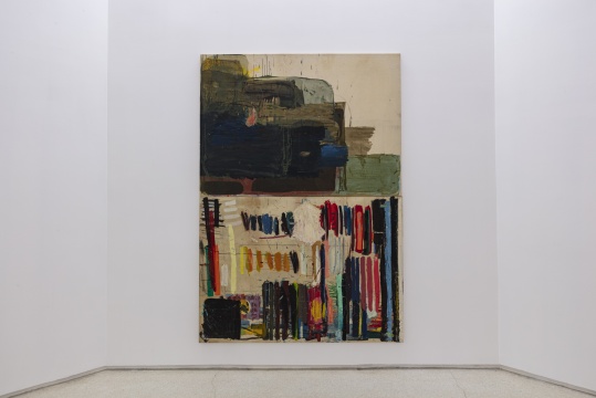 克里斯多夫·勒·布伦 《无题双联作》 294 x 209.5 x 3.7 cm&nbsp;布面油画&nbsp;双联画 1975&nbsp; &copy;克里斯多夫·勒·布伦 图片由红砖美术馆提供 