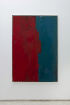 克里斯多夫·勒·布伦《无题双联作》294 x 209.5 x 3.7 cm 布面油画 双联画 1975 &copy;克里斯多夫·勒·布伦 图片由红砖美术馆提供 