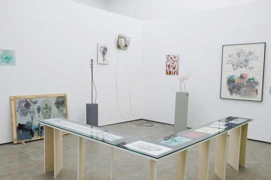 “绘画无声”展览现场，泰康空间展览现场 