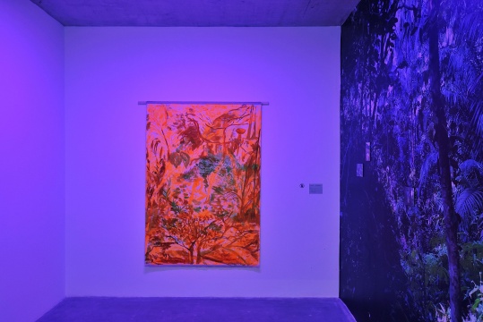 “绘画无声”展览现场，泰康空间展览现场 