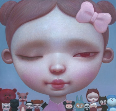 《花朵儿系列》100×104cm 布面油画 2020 