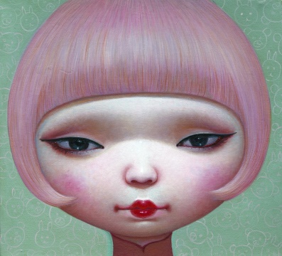 《花朵儿系列》&nbsp;33.5×37.5cm 布面油画 2020 