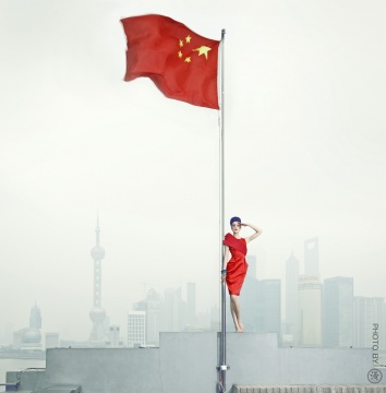 祖国万岁，杜鹃，Vogue，2009 &copy;陈漫 