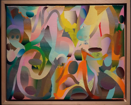 李恺 《三月的碎片2》 40*50cm&nbsp;&nbsp;布面丙烯 2020 