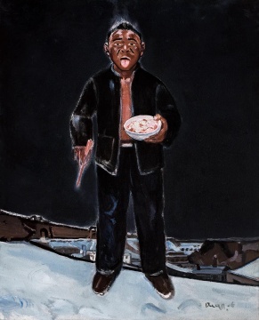 《油泼面》 布面油画 160x130cm 2006 