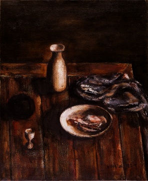 《北方烧》 布面油画 73x60cm 1992 