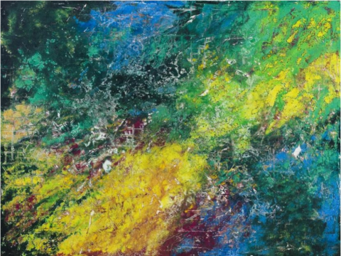 赵旭 《张伯克利 59星团之一》 布面综合材料 150x200cm 2019 