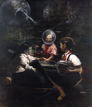 贾蔼力 《无题》&nbsp;232 x 200 cm&nbsp; 油彩画布 2011-2012 HKD 4,800,000 – 6,800,000 