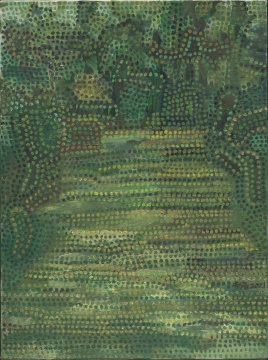 《林荫》 80×60cm 布面油画 2021 