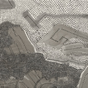 《山水系列-3》&nbsp; 68×68cm 纸本水墨 2020 