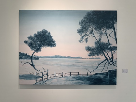Paco Pomet 《Dissident》 130×170cm 油墨混合布面油画 2021 