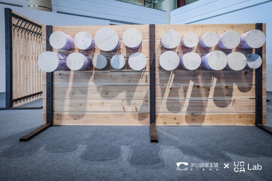 时子媛&nbsp;《声象》&nbsp;单件作品尺寸400x140x182cm；500x140x186cm；210x170x250cm &nbsp;综合材料，2020-2021 
