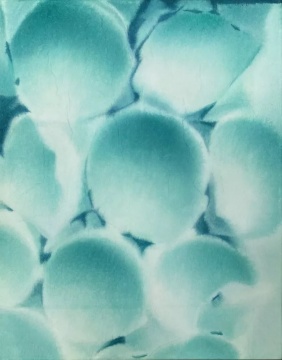 王文婷&nbsp;《明珠》&nbsp; 50x40cm 木板水彩丙烯 2020 