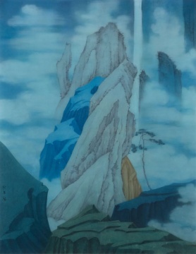 徐累《三体》66×51cm 纸本设色 2020 