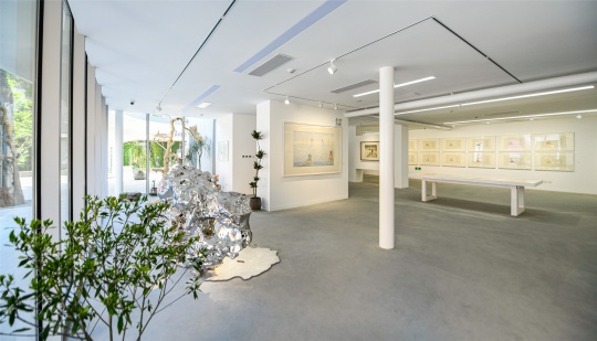 “质文代变：当代水墨的多元表达”展览现场 