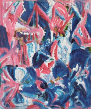 《无题122》 35.6×30cm 油画布数码版画 2021