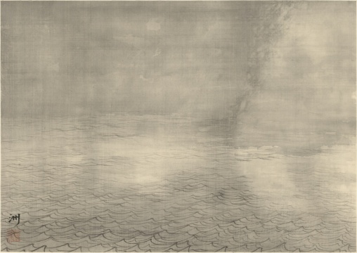 《黄钟大吕-其来无迹》28.5×41.5cm&nbsp;绢本水墨 2020 