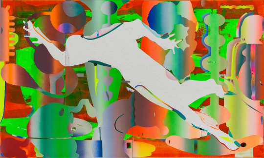 《LUCY-U-009》 120x200cm 布面丙烯 2021 