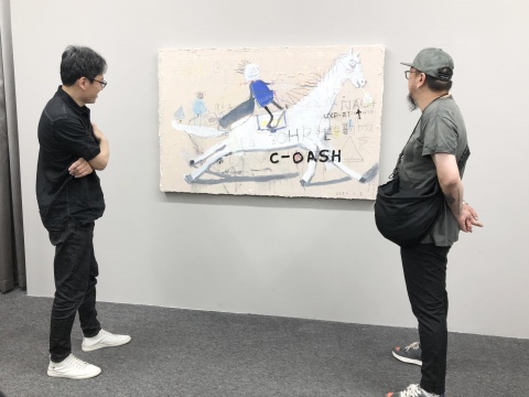 艺术家李卓＆策展人冯兮 