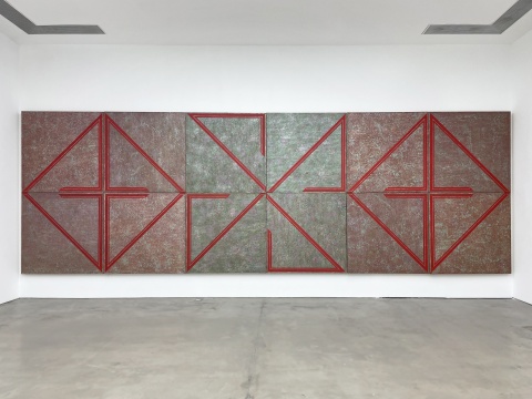 孟禄丁“朱砂”展览现场 