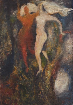 毛旭辉 《秋日的舞蹈》 88×63cm 布面油画 1982 