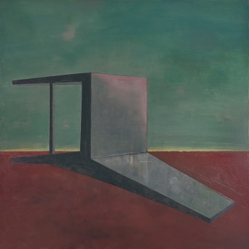 毛旭辉 《倒下的椅子•暮色》 200×200cm 布面油画 2011 