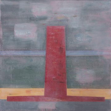 毛旭辉 《历史课》 195×195cm 布面油彩丙烯 2009-2010 