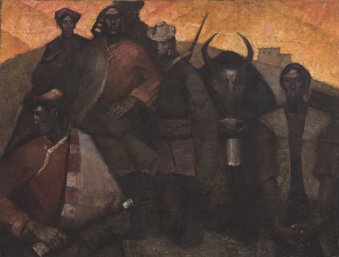毛旭辉 《高原》 88×117cm 布面油画 1981 
