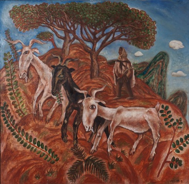 毛旭辉 《圭山三月》 90×100cm 布面油画 1986 
