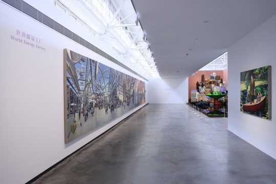 徐跋骋个展“永生之象”现场，上海民生现代美术馆 