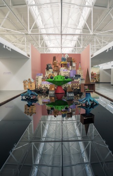 《没有天空的城堡》 展览现场 