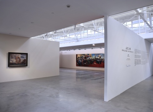 徐跋骋个展“永生之象”现场，上海民生现代美术馆 