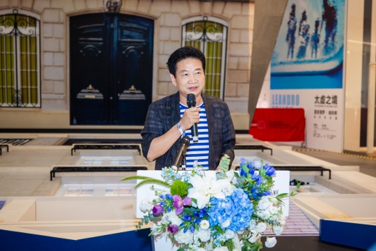 展览策展人、中央美术学院美术馆馆长张子康
